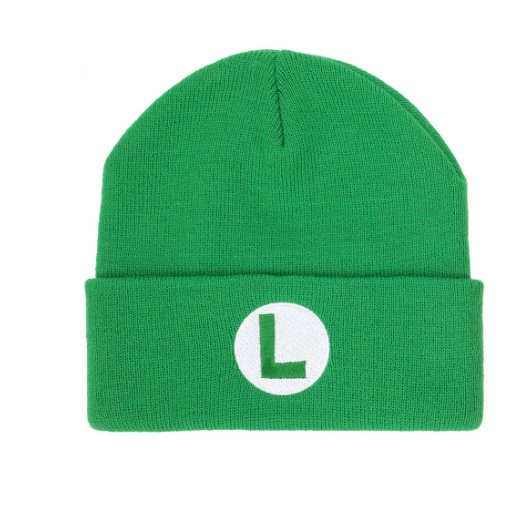 SUPER MARIO - Embroidered Luigi Beanie Hat