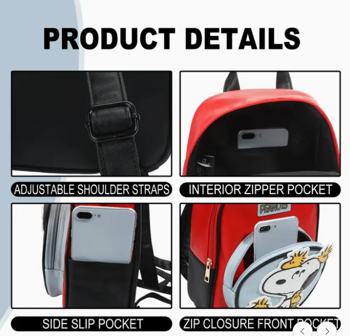 PEANUTS - Snoopy Mini Backpack