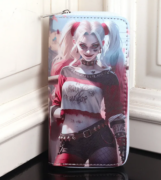 BATMAN - Harley Quinn Long Zipper Wallet