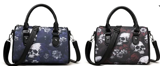 Gothic Skull Crossbody Bag