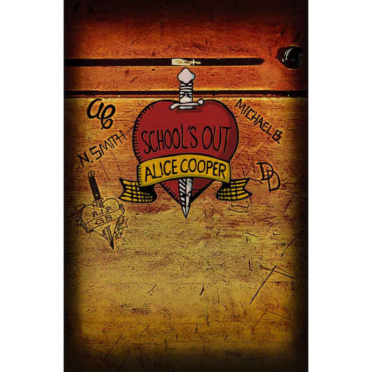 Alice Cooper Textile Poster: Schools Out