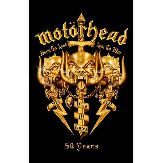 MOTORHEAD - Core 50th Textile Poster