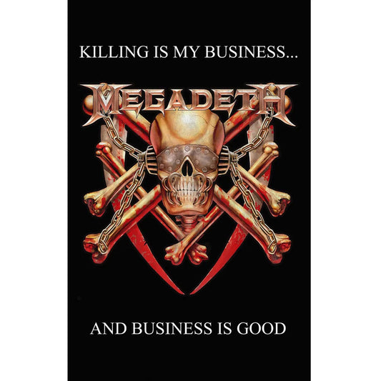 MEGADETH - Megadeth Textile Poster: Killing is my Business