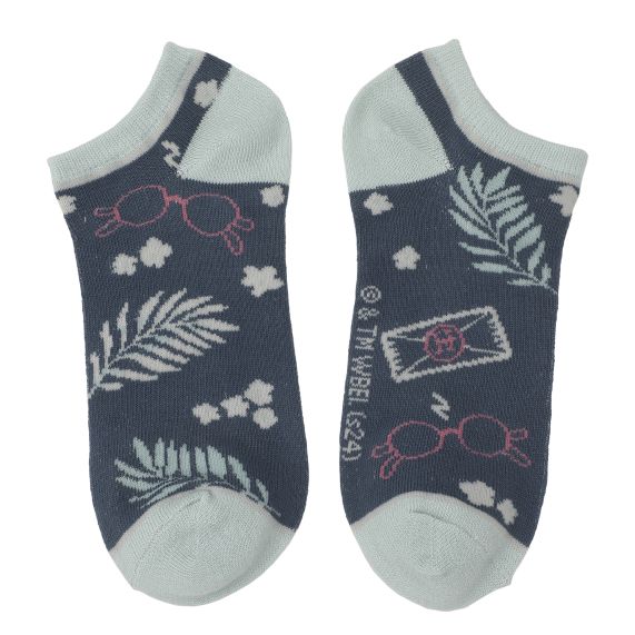 HARRY POTTER - Hedwig Letters Solemnly Swear Icons Hogwarts Crest knit Socks