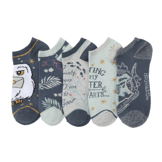 HARRY POTTER - Hedwig Letters Solemnly Swear Icons Hogwarts Crest knit Socks