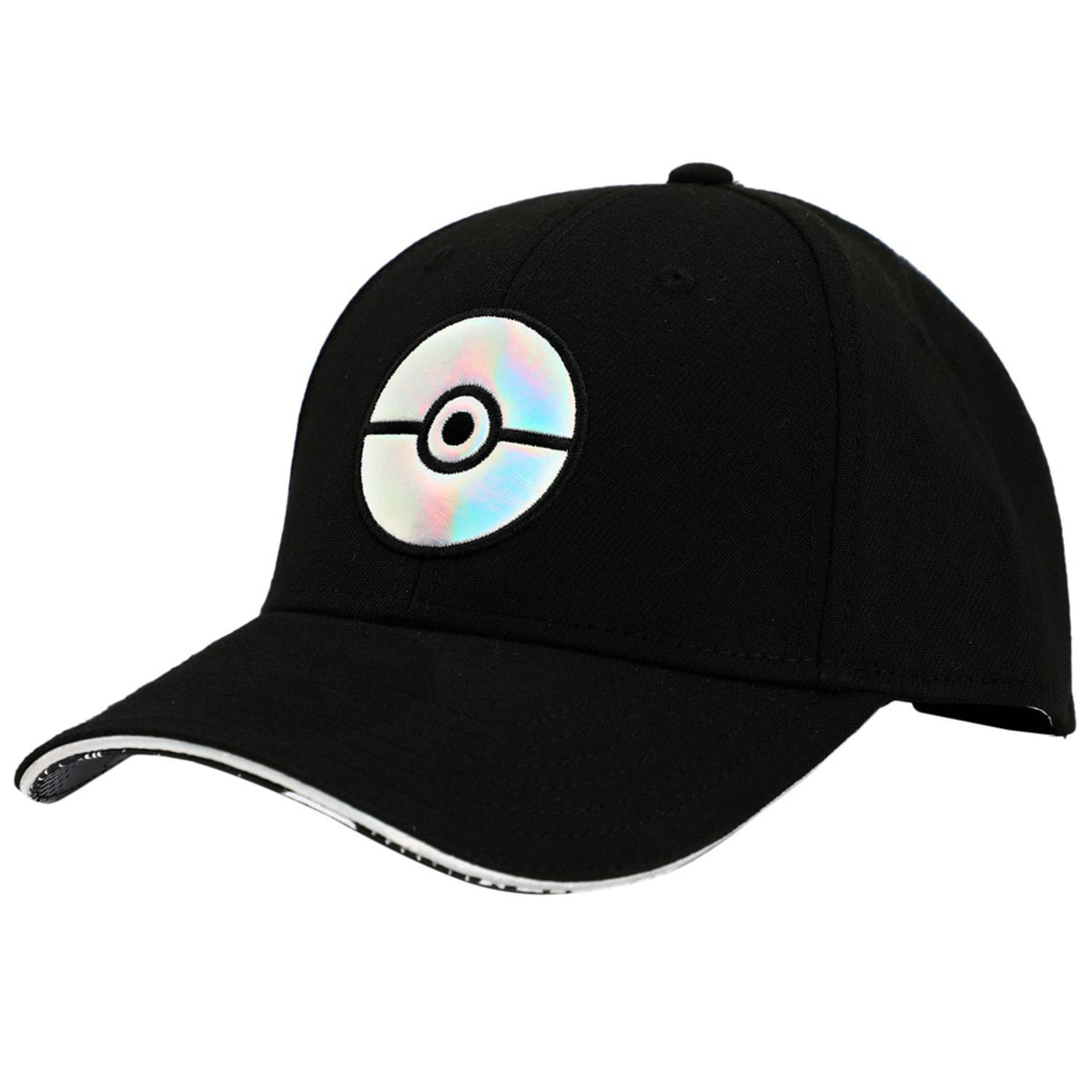 POKEMON - Pokeball Black Elite Holographic Baseball Hat
