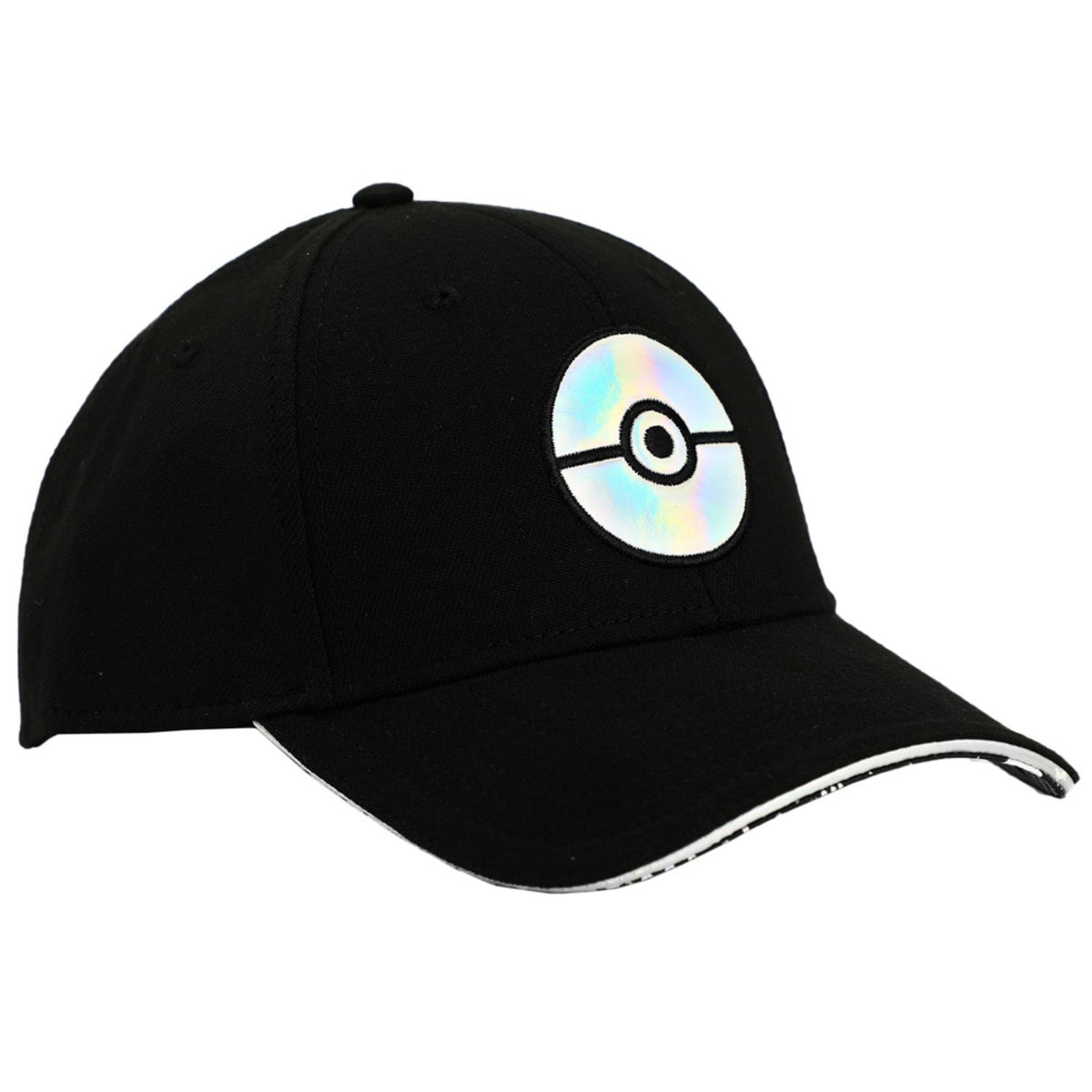 POKEMON - Pokeball Black Elite Holographic Baseball Hat
