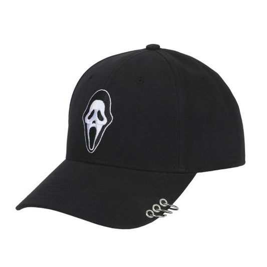 GHOSTFACE - Embroidered Black Baseball Cap