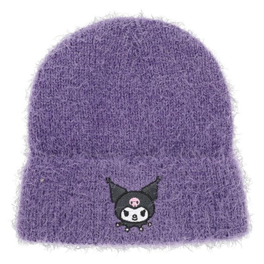 HELLO KITTY - Kuromi Fuzzy Beanie (Purple)