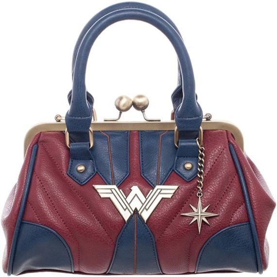DC Comics Wonder Woman Costume Inspired Handbag Purse Clutch