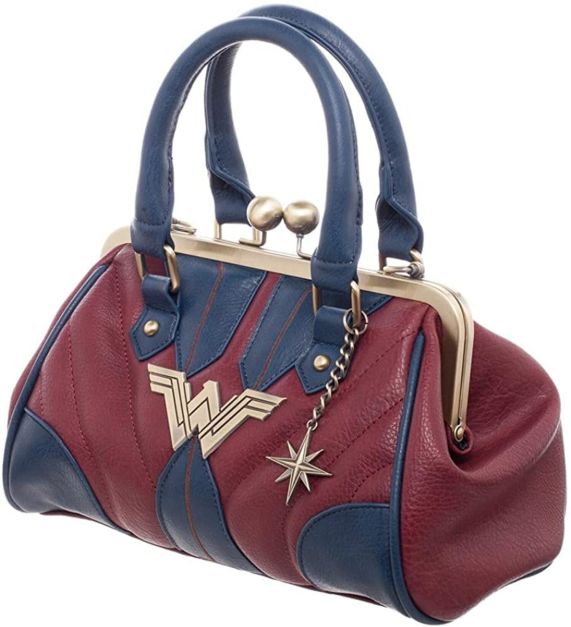 DC Comics Wonder Woman Costume Inspired Handbag Purse Clutch
