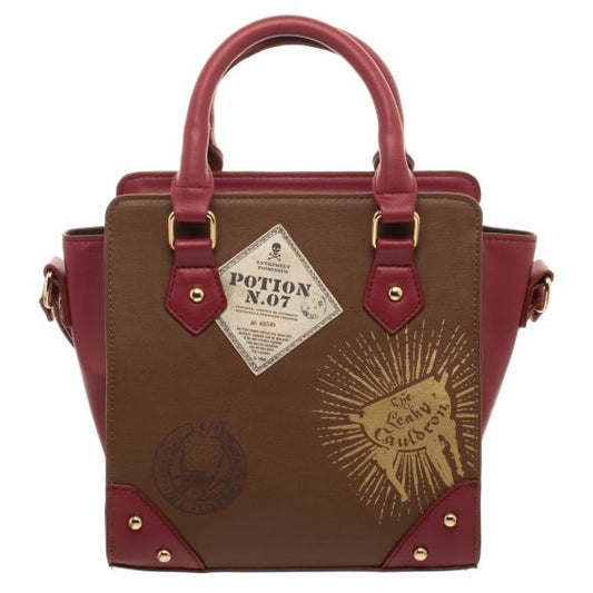 Women's Deluxe Harry Potter Hogwarts Mini 9 3/4 Handbag Purse Train Faux Leather