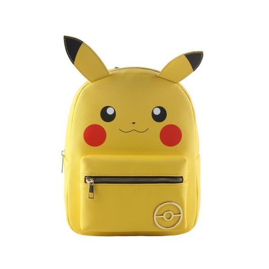 Pikachu Big Face Mini Backpack with Ears