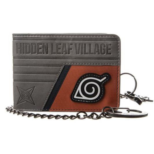 NARUTO - Layered Material Bifold Chain Wallet