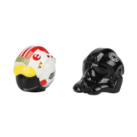 Star Wars X-Wing and Tie Fighter Sculpted Ceramic Salt and Pepper Set