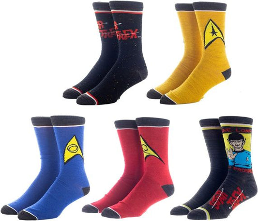 Star Trek Universe - 5 pair Crew Socks