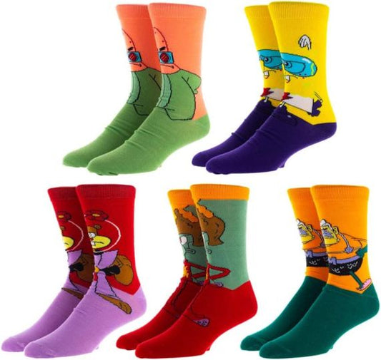 Spongebob Heroes Mens Crew Pack