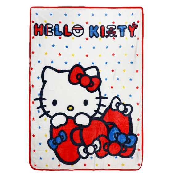 HELLO KITTY - Digital Print Throw Blanket