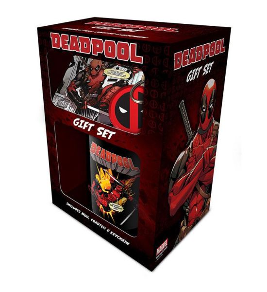 MARVEL - Deadpool Gift Box - Mug, Coaster, and Keychain