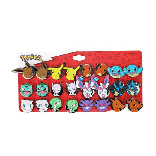 POKEMON - Generation One 12 Pair Earring Set