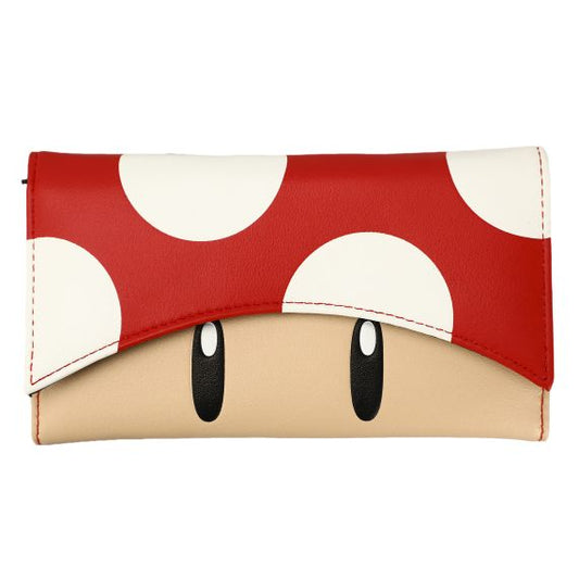 NINTENDO - Red Mushroom Women's Trifold Wallet