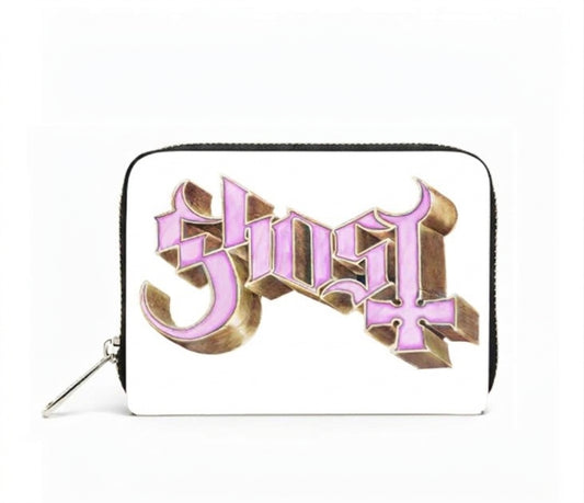 GHOST - Zip Top Purse Wallet: Logo