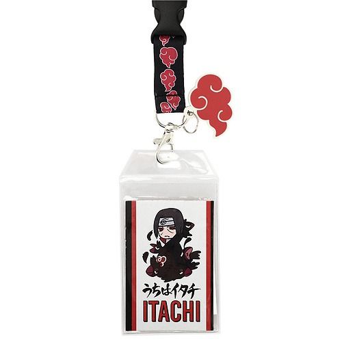 NARUTO - Itachi Lanyard with Card Holder and Pendant