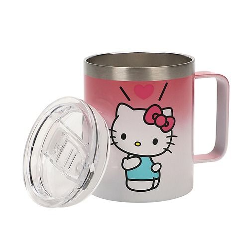 HELLO KITTY - 14 oz Vacuum Sealed Stainless Steel Tumbler