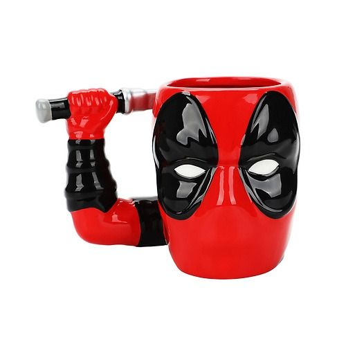 DEADPOOL - Holding Sword Sculpted Ceramic Mug 12oz (354mL)