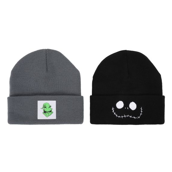 THE NIGHTMARE BEFORE CHRISTMAS - Jack Oogie Boogie 2 Pack Beanie Set