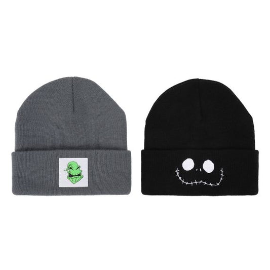 THE NIGHTMARE BEFORE CHRISTMAS - Jack Oogie Boogie 2 Pack Beanie Set