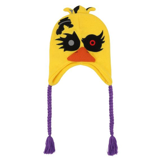 FIVE NIGHTS AT FREDDY'S - Embroidered Chica Laplander Beanie Hat