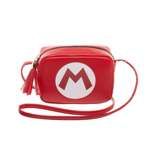 Super Mario Bros. Mario Logo Crossbody Purse