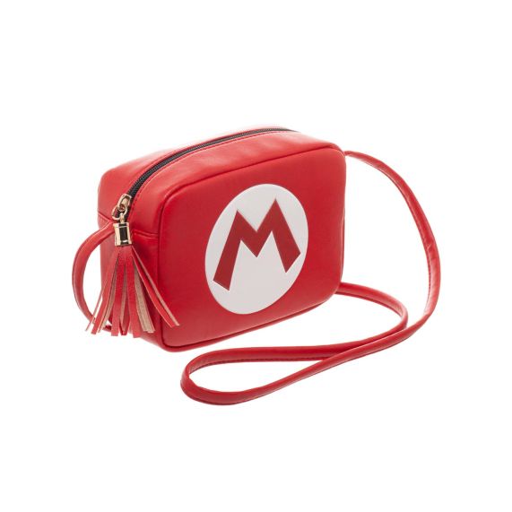 Super Mario Bros. Mario Logo Crossbody Purse