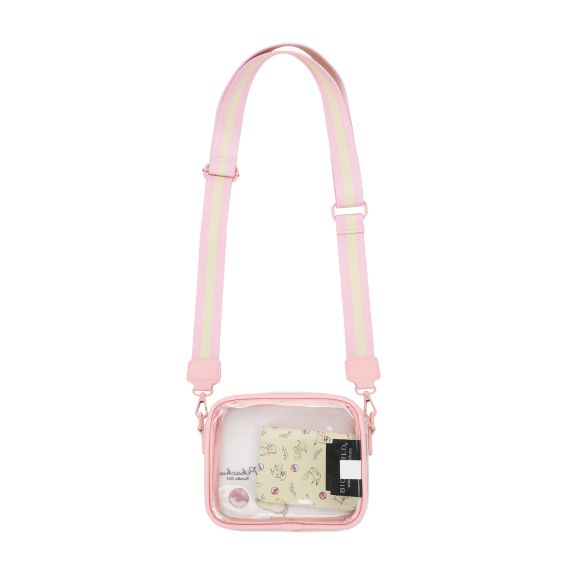 Pokemon Pikachu Sketch Clear Crossbody Purse With Wallet