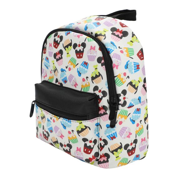 DISNEY - Mickey & Friends sweets AOP Saffiano Mini Backpack