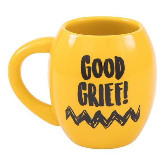 Peanuts- Charlie Brown 18 oz. Oval Ceramic Mug
