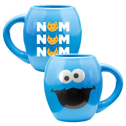 SESAME STREET - 18 oz Oval Cookie Monster Mug