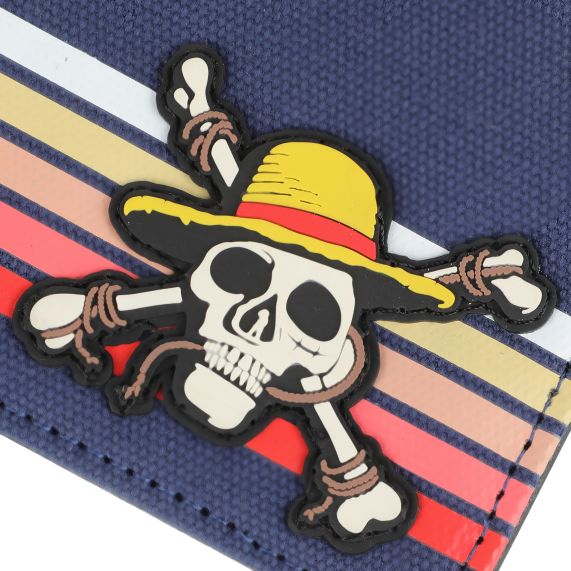 One Piece Logo Bifold Wallet with Corded Lanyard