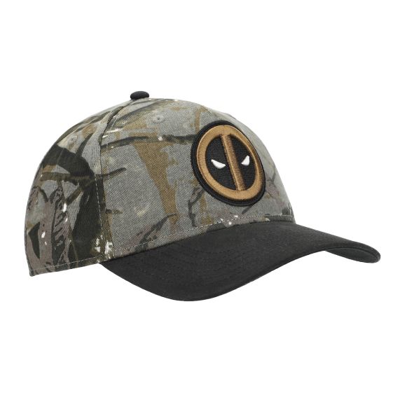 DEADPOOL - Camo Logo & Side Hit Snapback