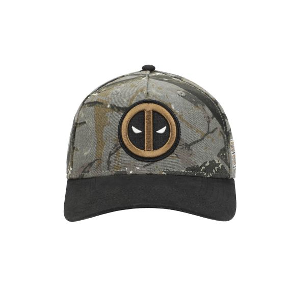 DEADPOOL - Camo Logo & Side Hit Snapback