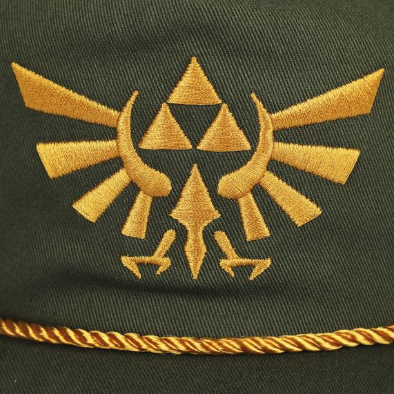 THE LEGEND OF ZELDA - Legend of Zelda Hylian Crest Olive Grandpa Cap