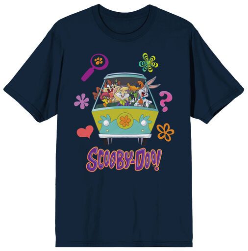 SCOOBY DOO - LOONEY TUNES MASHUP NAVY TEE