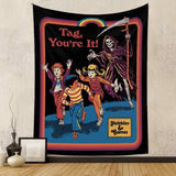 Tag, You're it! with Death Polyester Tapestry