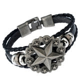 Star Leather Bracelets