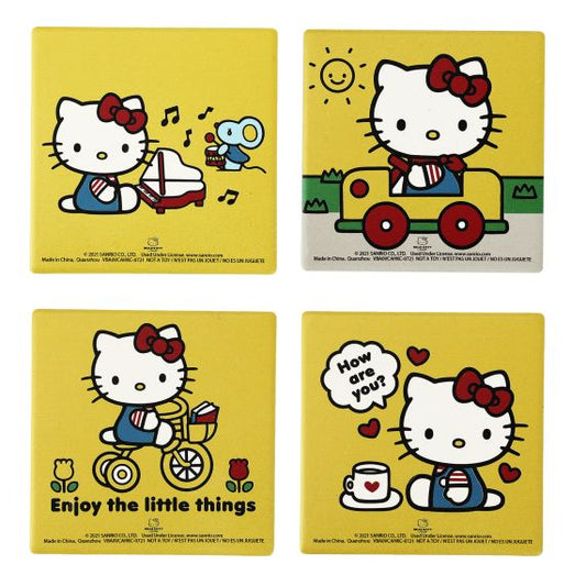 HELLO KITTY - Ceramic Coaster Set
