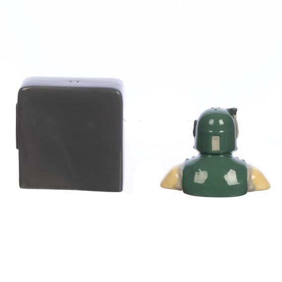 Star Wars Boba Fett & Han Solo Carbon Sculpted Ceramic Salt & Pepper Set