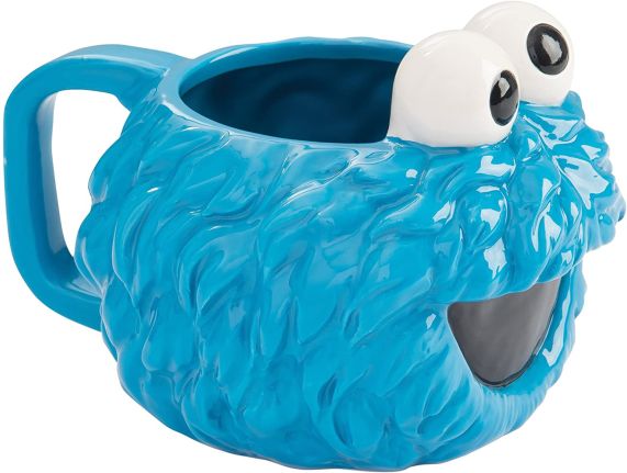 Sesame Street Cookie Monster 20 oz. Sculpted Ceramic Mug