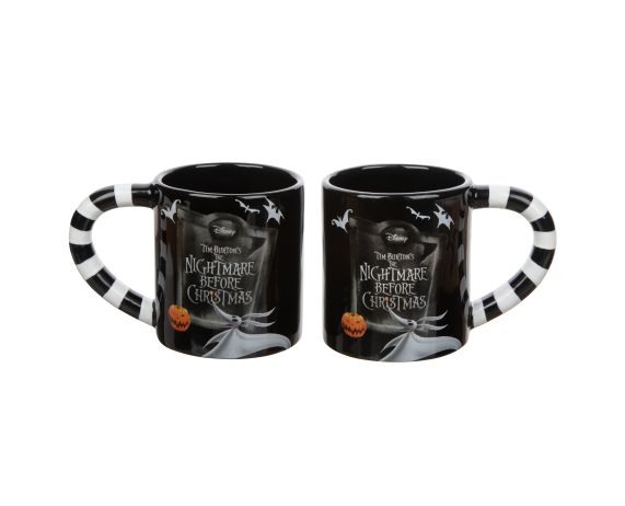 The Nightmare Before Christmas Jack Skellington & Sally 2-Piece Ceramic Mug Set