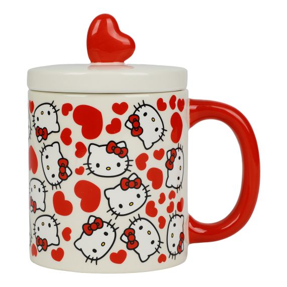 Hello Kitty - AOP Hearts 16oz Mug